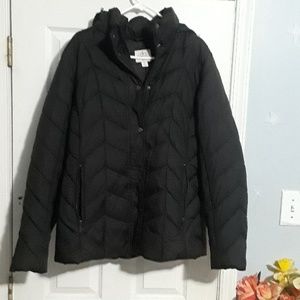 Womens black winter coat